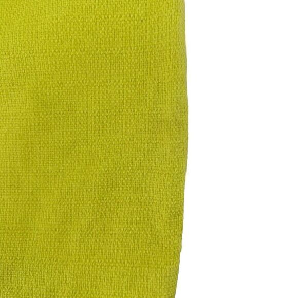 LOFT Bright Citron Yellow Mini Skirt Pockets Women Size 8 Fun Colorful Statement - Picture 6 of 9